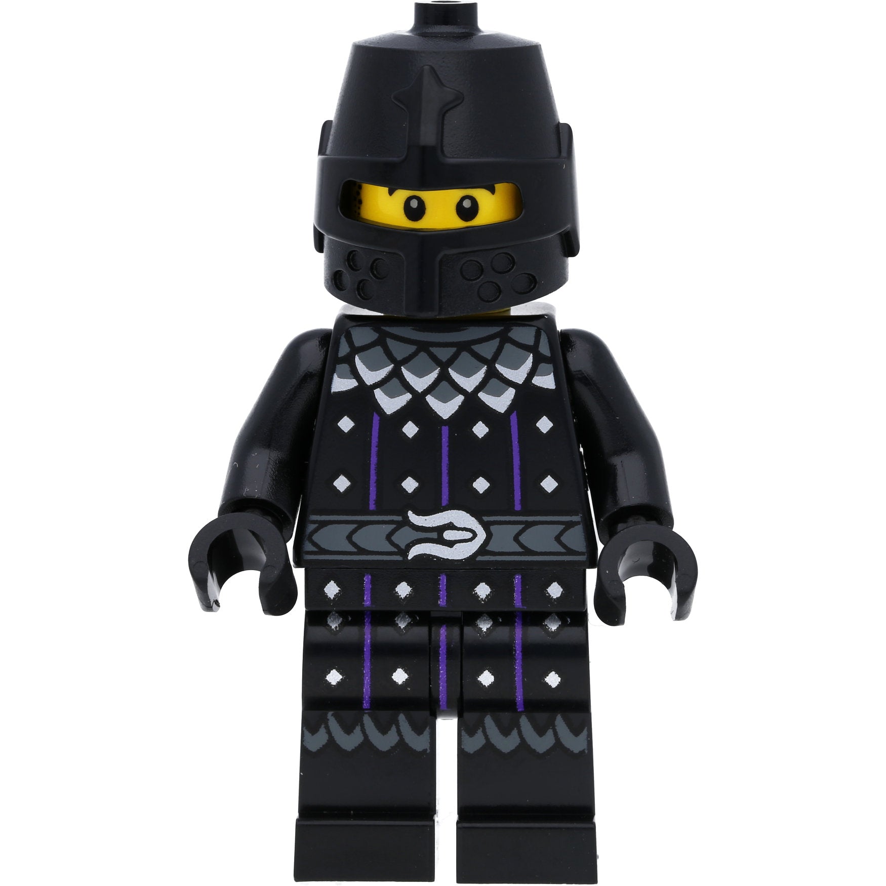 LEGO Castle Minifigur Der schwarze Ritter (Schlangenritter) #8 – minifigs