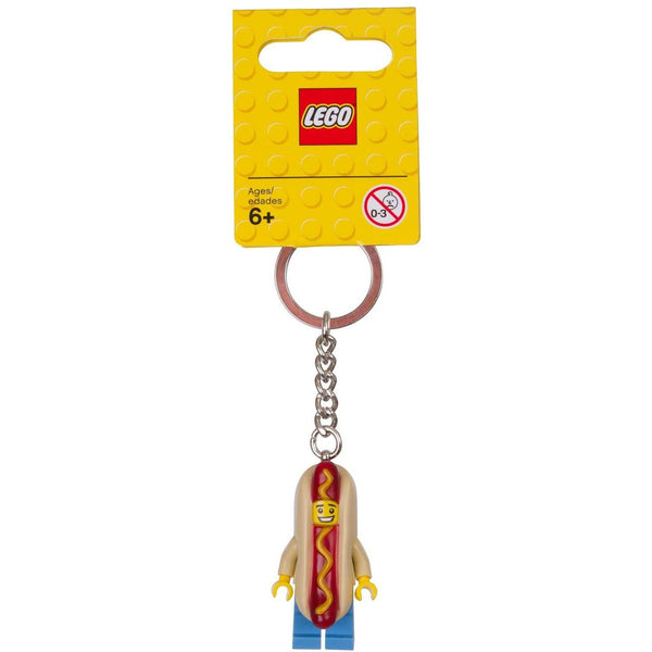 LEGO Schlüsselanhänger 853571 Mann im Hot-Dog-Kostüm