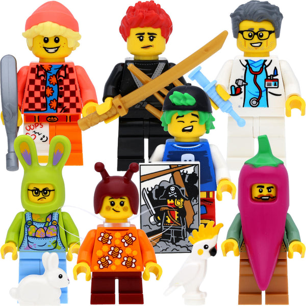 LEGO Minifigur BAM 2025 Q2 Set mit allen 7 Figuren