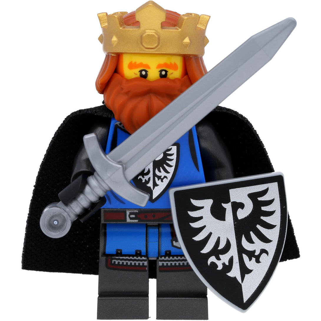 LEGO Castle Minifigur K nig Der Falkenritter Mit Umhang 5 Minifigs lego-castle-minifigur-k-nig-der-falkenritter-mit-umhang-5-minifigs