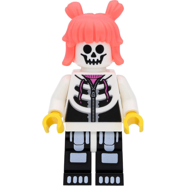 LEGO BAM Halloween Minifigur Mädchen im Skelett-Kostüm