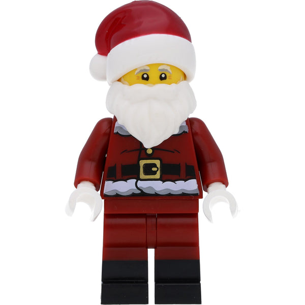 LEGO Minifigur Santa / Weihnachtsmann, dunkelrot