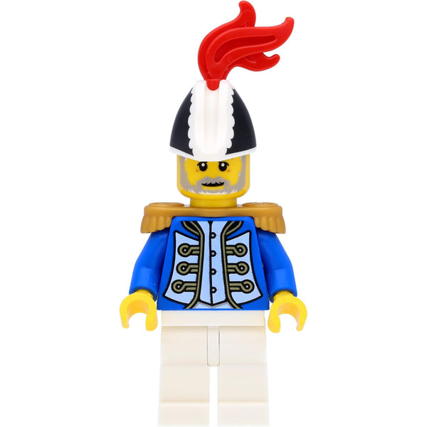 LEGO Piraten Minifigur Gouverneur der Imperialen Soldaten (Blauröcke, Piraten) #191