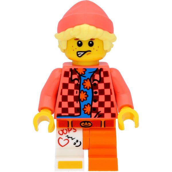 LEGO BAM Minifigur Junge mit Gipsbein