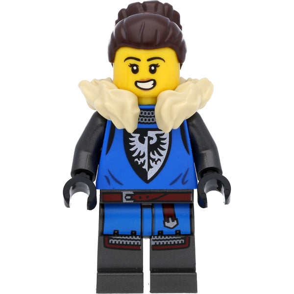 LEGO Castle Minifigur Ritter Mountain Fortress Black Falcon Woman #105