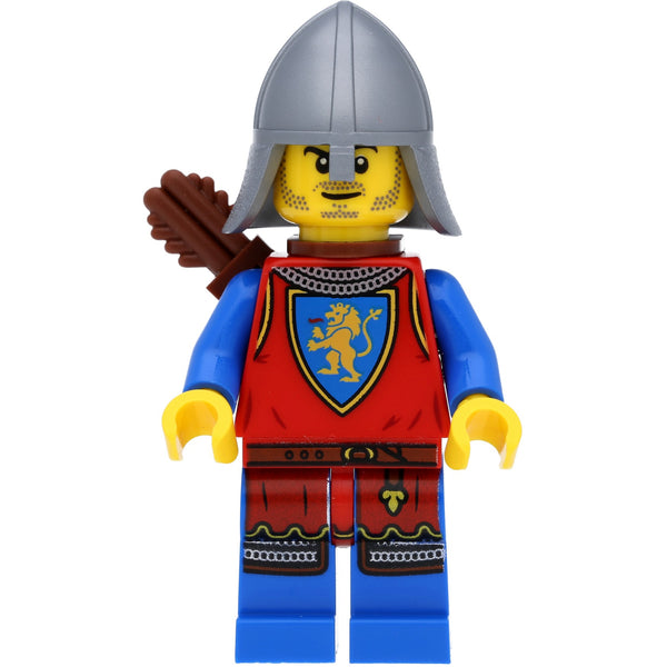 LEGO Castle Minifigur Ritter Medieval Seaside Market Lion Knight Archer #182