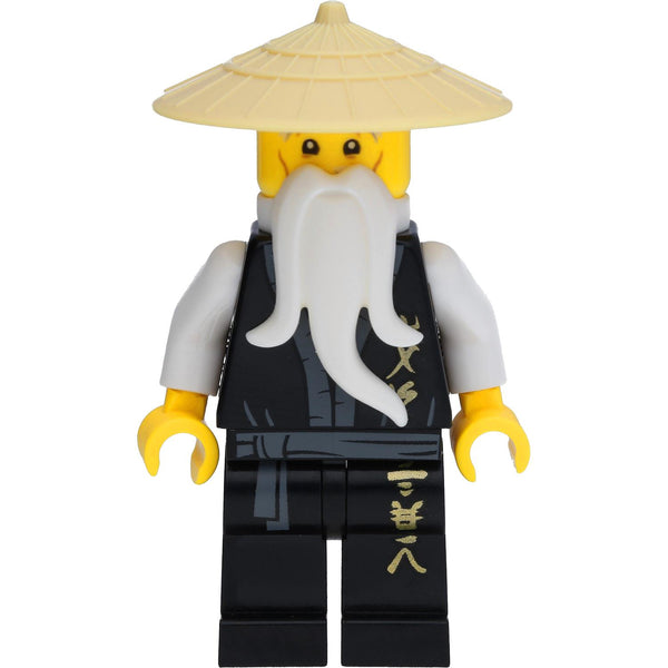 LEGO Ninjago Minifigur Sensei Wu in schwarzer Robe (Legacy) #495