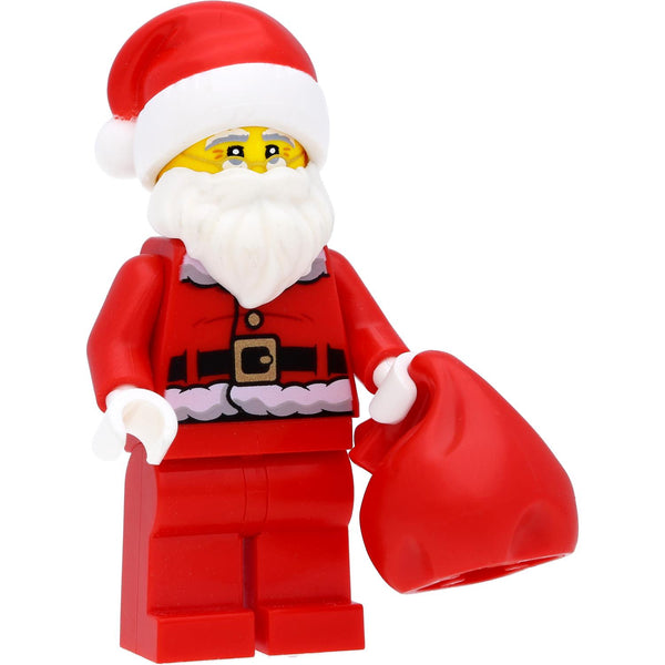 LEGO Minifigur Weihnachtsmann (2017, bedruckter Rücken)